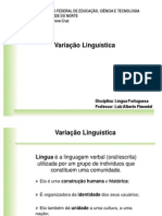 AULA 04 - Variacao Linguistica