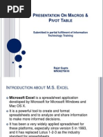 Presentation on Macros & Pivot Table2