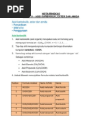 Nota Ringkas Topik 8 - Asid Karbosilik, Ester Dan Amida