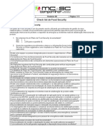 FSA 013 Checklist Food Security