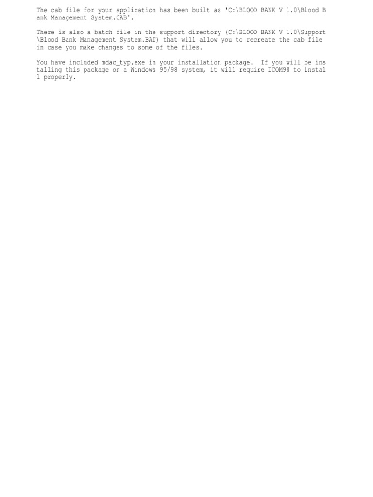 Blood Bank Management System | PDF