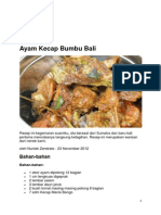 Ayam Kecap Bumbu Bali