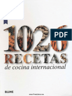 1026 Recetas de Cocina Internacional Vegetariana