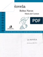 Bobes Naves Maria Del Carmen La Novela