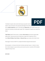 Real Madrid Merupakan Salah Satu Klub Terbaik Spanyol Yang Telah Meraih Berbagai Gelar Domestik