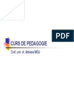 Pedagogie 2 Curs 5 Proiectarea Didactic