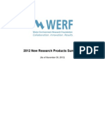 2012 WERF Products