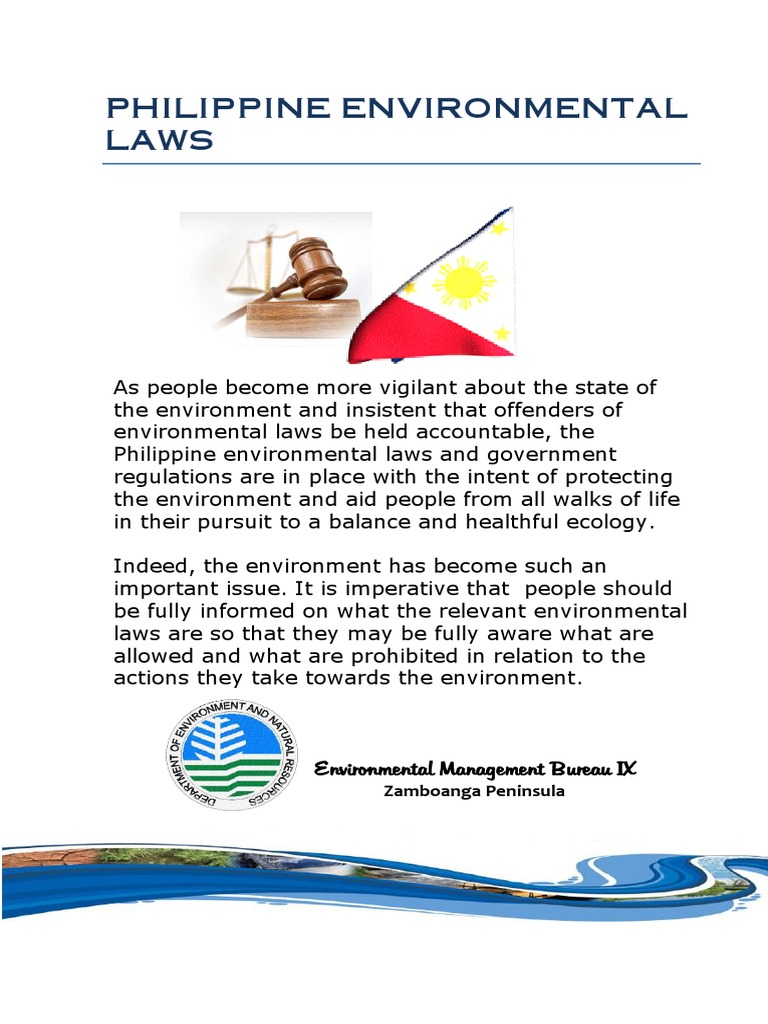 Philippine Environmental Laws Overview | PDF | Environmental Impact ...