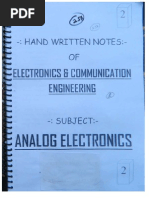Download Made Easy GATEIES Analog Electronics Notes by cheshankar SN209761583 doc pdf