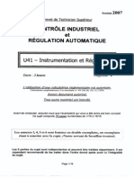 BTS CIRA Instrumentation-Et-regulation 2007