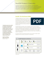 NuoDB Product Brochure Final