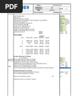 Project: Designed By: Sheet - of - Checked By: Date: Job No: Part of Structure: Horizontal Joint