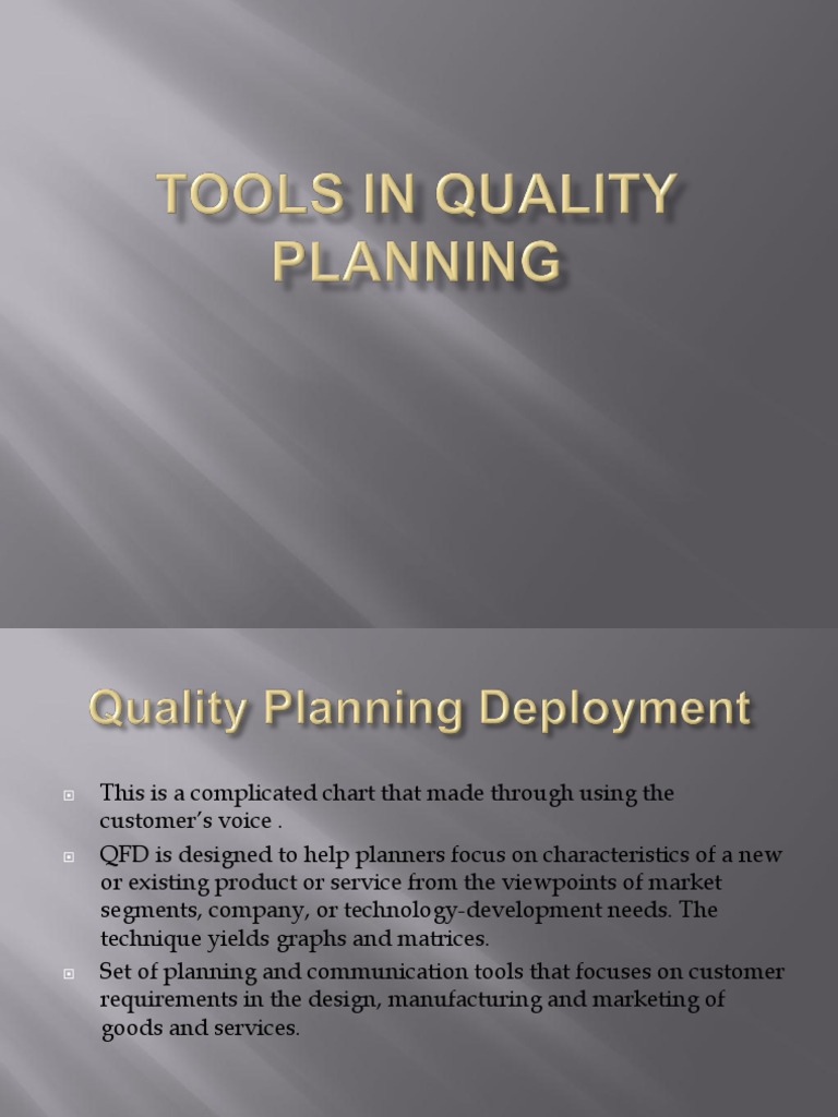 Product Development Planning Tools | PDF | Causality | New Product ...
