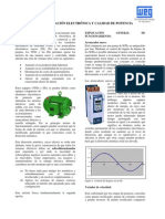 WEG Automatizacion Electronica y Calidad de Potencia Articulo Tecnico Espanol