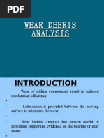 Download Wear Debris Analysis ASHWIN THOTTUMKARA FULL PPT by ASHWIN THOTTUMKARA SN20978439 doc pdf