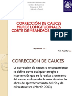 corrección de cauces