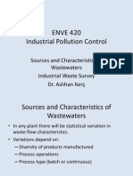 ENVE 420 Industrial Waste Survey