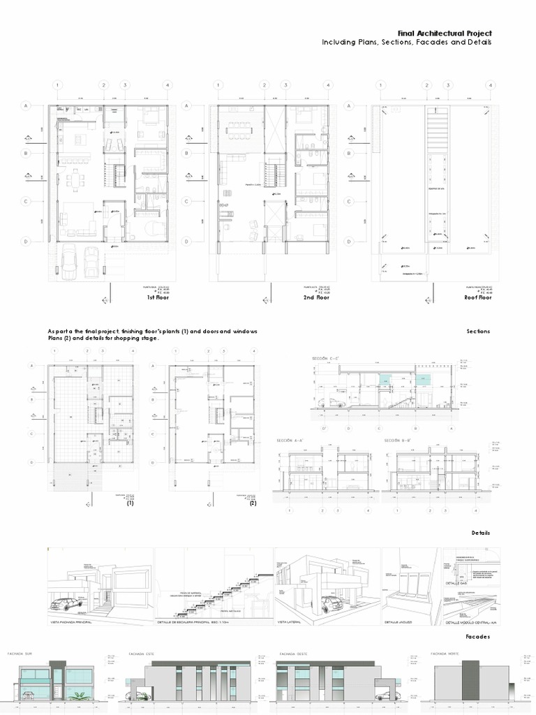Architectural Final Project Plans | PDF