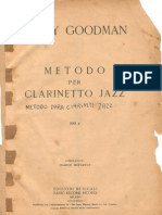 Metodo Para Clarinete Jazz Por Benny Goodman
