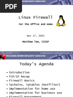 Linux Firewall: For The Office and Home