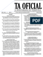 Gaceta Oficial Número 40.364