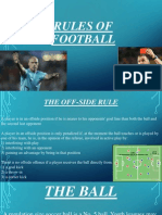Rules of Football - Pps