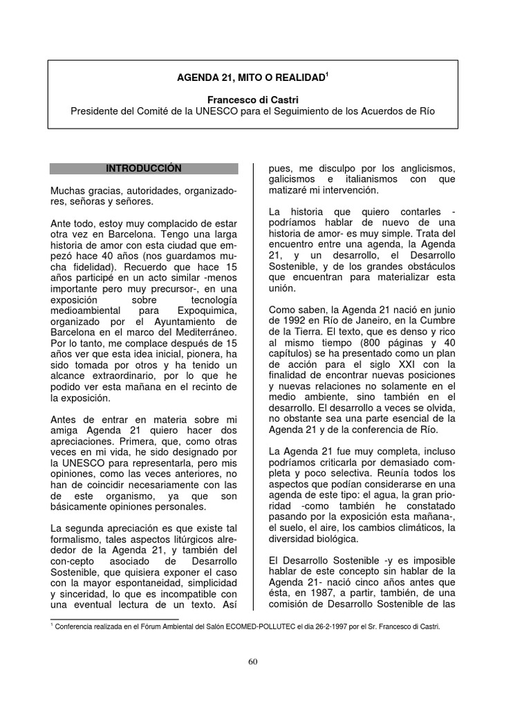 Escuela Primaria Papi Calvo Origen De La Agenda 21 Talento Abiertamente Cinco