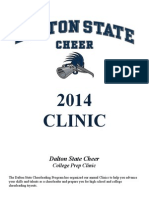 Dalton State Cheer College Prep Clinic