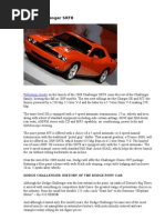 Download dodge challenger srt8 by carwad SN20980401 doc pdf