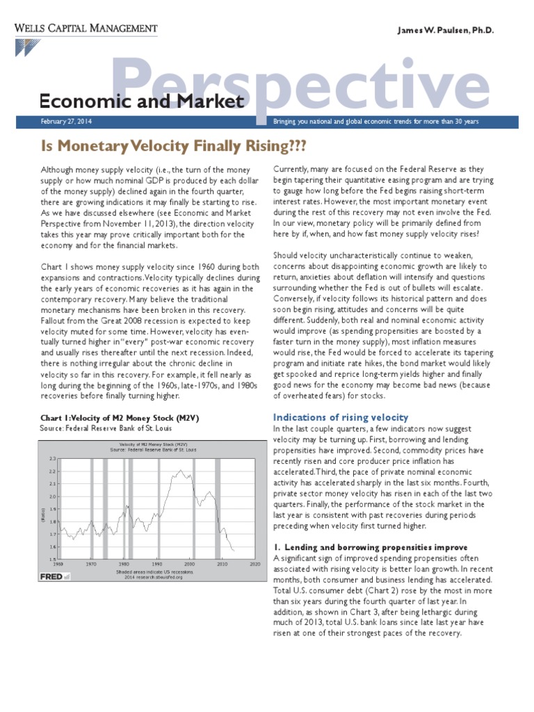 Perspective: Economic and Market | PDF | Money Supply | Inflation