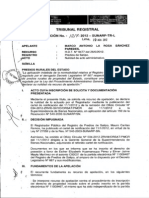 TRIBUNAL REGISTRAL -RESOLUCIÓN No.1217-2012- NULIDAD DE ACTO ADMINISTRATIVO