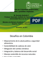 La Bioeconomia en Colombia-Potenciales, Opciones y Posibles Impactos - G.andrADE