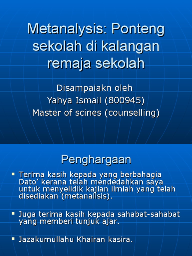 Kajian Ponteng Sekolah | PDF