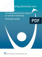 Module Five Provding Behavioural Support To Maintain Well Being - Participant Guide