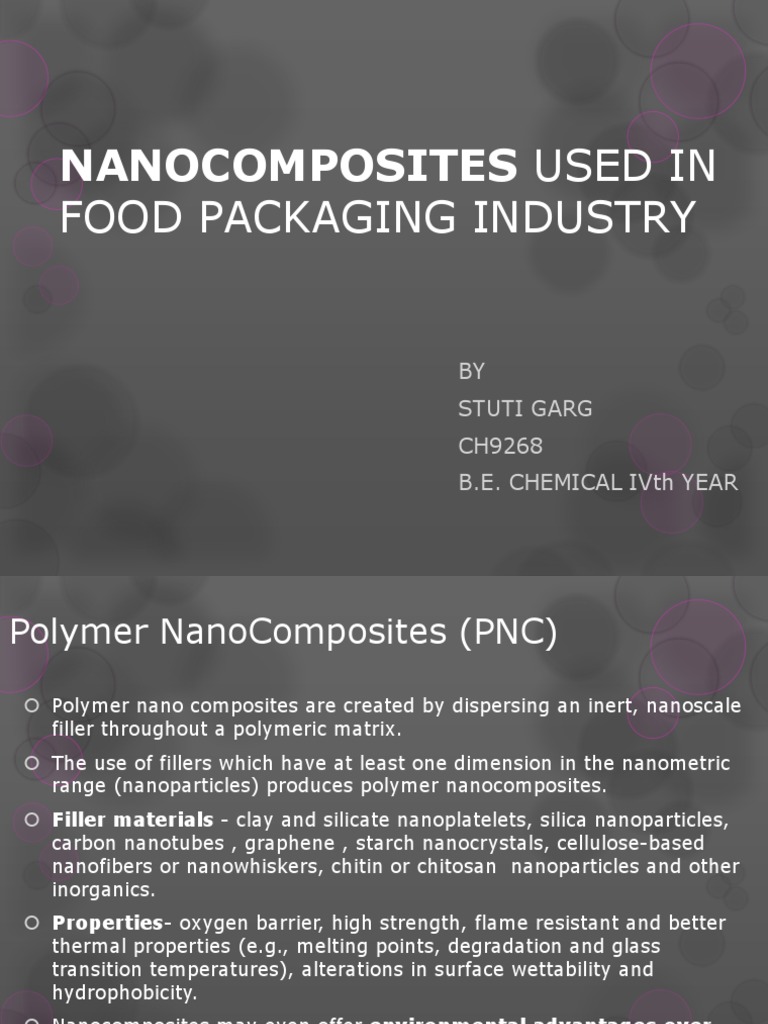Nanocomposites in Food Packaging | PDF | Nanocomposite | Polymers
