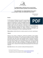 TRABALHO LABORATORIAL E PRÁTICAS DE AVALIAÇÃO DE PROFESSORES DE CIÊNCIAS FÍSICO-QUÍMICAS DO ENSINO BÁSICO