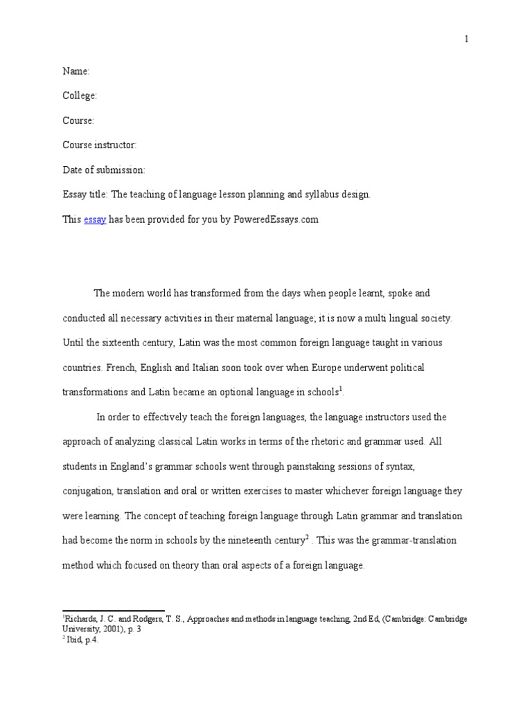 Learning styles and strategies essay