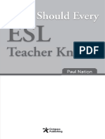 What Should Every ESL Teacher Know - Paul Nation
