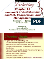 Chapter 15 Channels of Distribution: Conflict, Cooperation, and Management