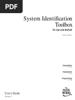 System Identification Toolbox: User's Guide