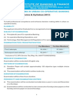 Indian Institute of Banking & Finance: Rules & Syllabus 2013