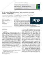 2012 - in Situ NMR Oflithiumionbatteries