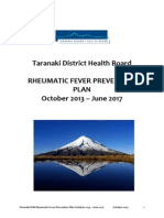 2013 12 Taranaki DHB Rheumatic Fever Prevention Plan