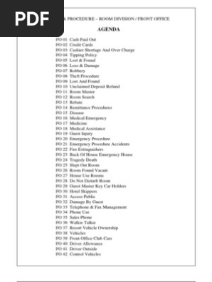 2 02 Policies Procedures Front Office 99 Pages Receipt Voucher