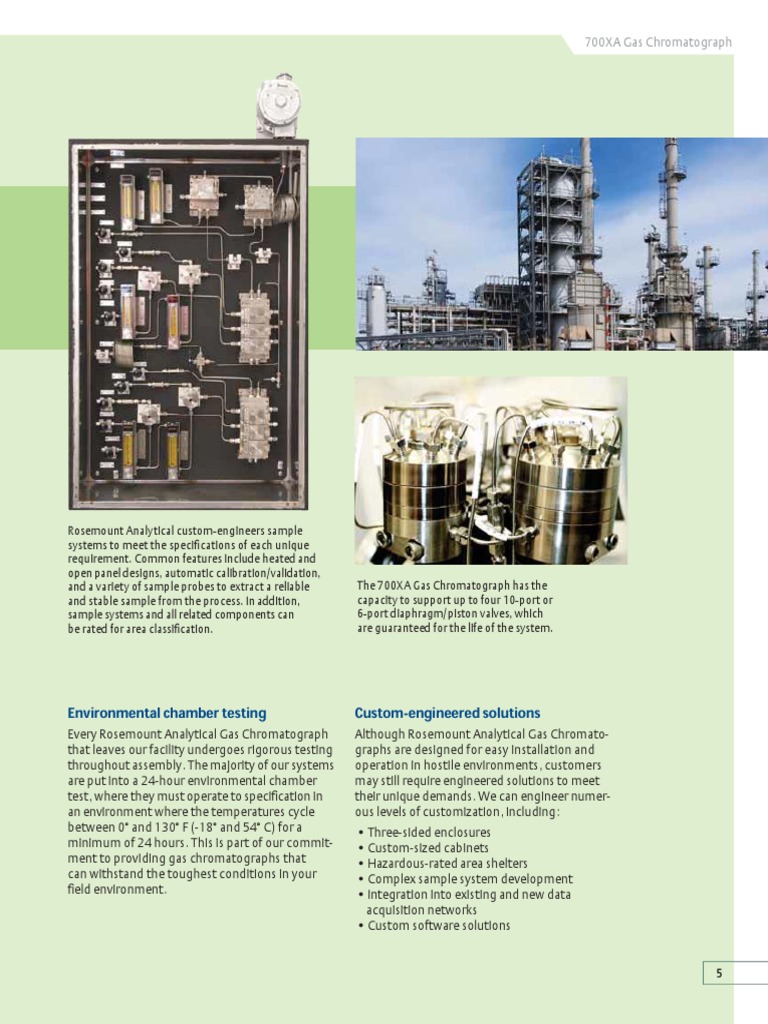700XA Gas Chromatograph | PDF | Science & Mathematics | Computers