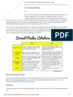 Social Media Citation 