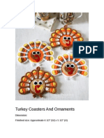 Turkey Coasters and Ornaments