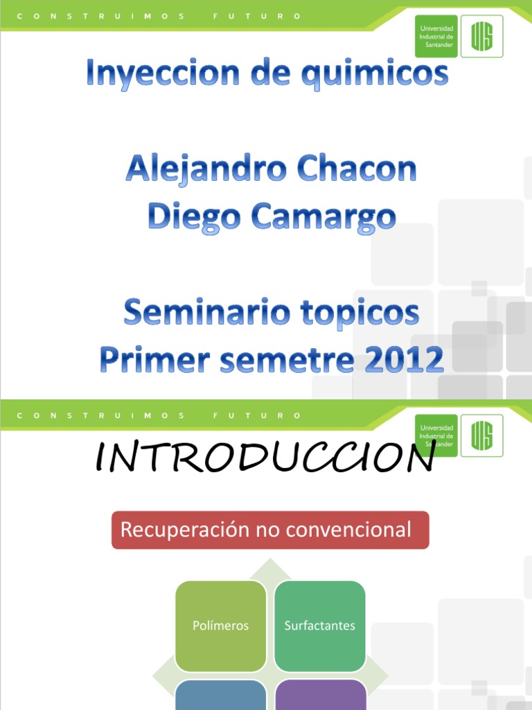 Inyeccion de Quimicos | PDF | Tensioactivo | Polímeros