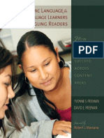 Yvonne S Freeman David E Freeman Academic Language For English Language Learners and Struggling Readers - How To Help Students Succeed Across Content Areas 2009