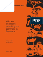 Privatising The Commons Botswana